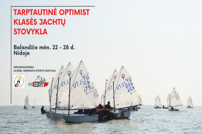 Tarptautinė optimist klasės jachtų stovykla Nidoje
