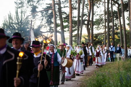 Festivalio Tek saulužė ant maračių eisena