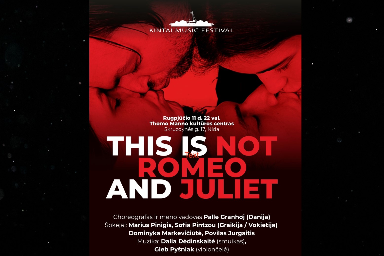 Šokio, muzikos ir šviesos projektas This is not Romeo and Juliet