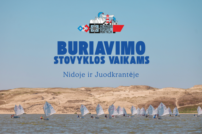 Buriavimo stovykla vaikams Juodkrantėje