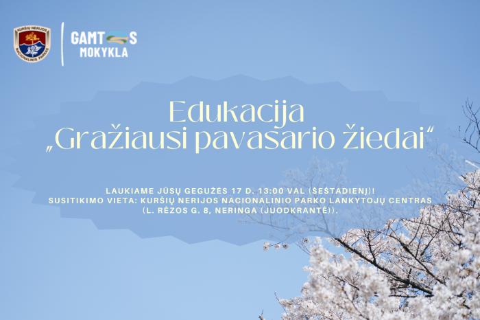 Edukacija „Gražiausi pavasario žiedai“