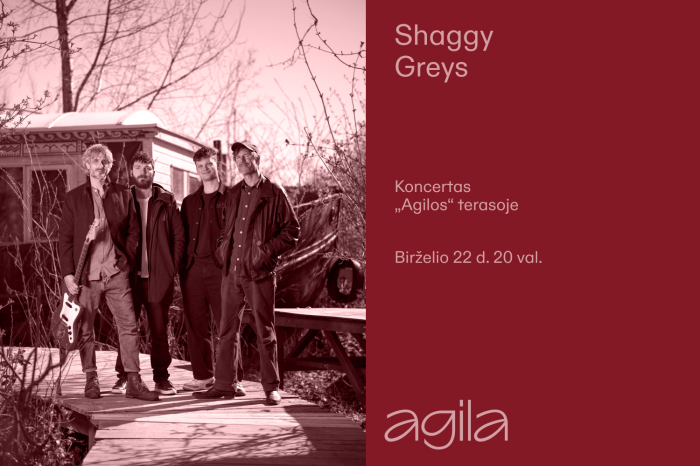 Grupės „Shaggy Greys“ koncertas „Agilos“ terasoje