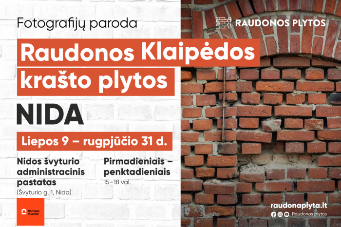 Fotografijų paroda „Raudonos Klaipėdos krašto plytos“