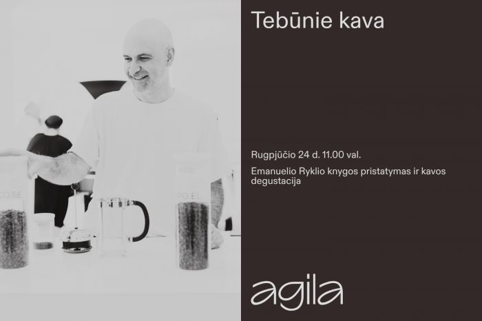 E. Ryklio knygos „Tebūnie kava“ pristatymas ir kavos degustacija