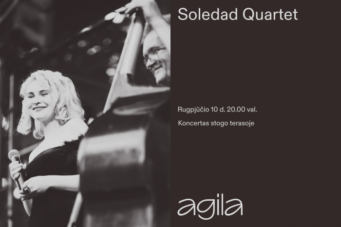 „Soledad Quartet“ koncertas „Agilos“ stogo terasoje