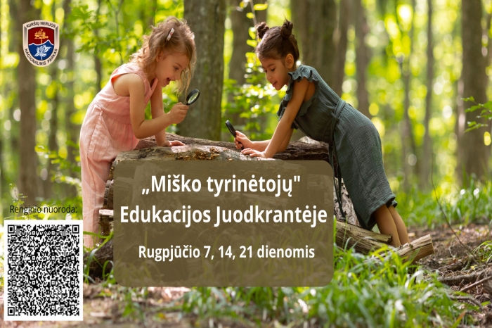 „Miško tyrinėtojų“ edukacijos Juodkrantėje