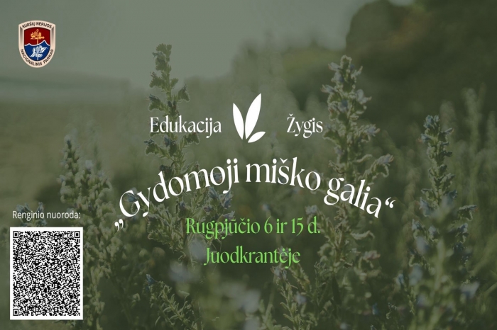 Edukacija ir žygis „GYDOMOJI MIŠKO GALIA“