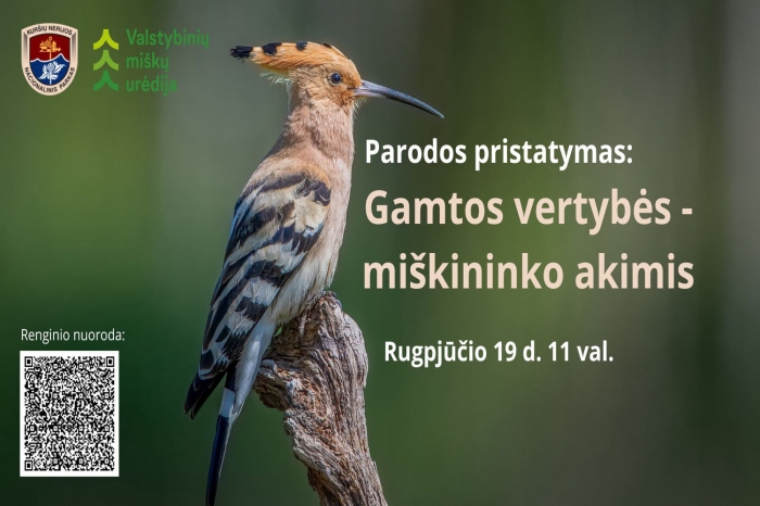 Parodos pristatyma „Gamtos vertybės miškininko akimis“