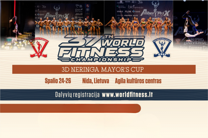 37-asis pasaulio fitneso čempionatas ir Neringos mero taurė