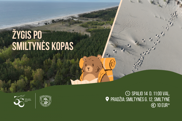 Žygis po Smiltynės kopas
