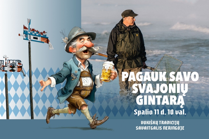 Edukacija su gintaro gaudytoju Audriumi Lukausku „Pagauk savo svajonių gintarą“