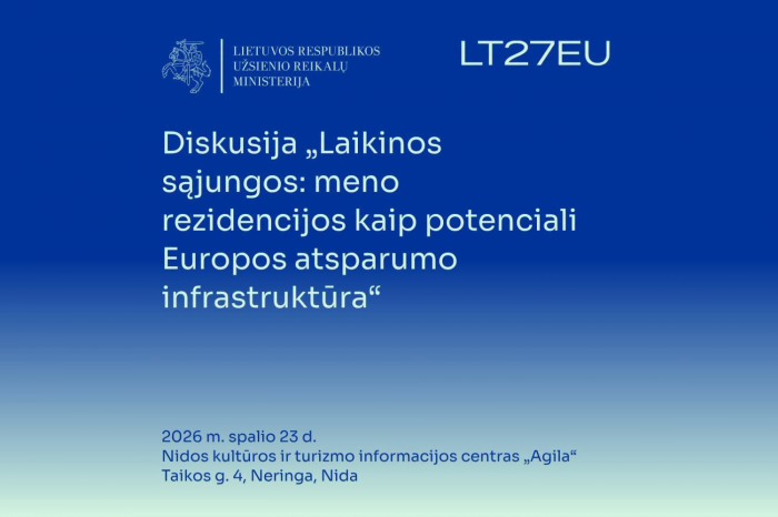 LT27EU. Laikinos sąjungos: meno rezidencijos kaip potenciali Europos atsparumo infrastruktūra