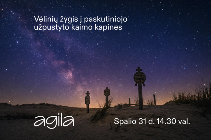 Vėlinių žygis į paskutiniojo užpustyto kaimo kapines